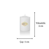 4 Lü Set Mum Beyaz Çap :5 cm 