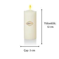 4 Lü Set Mum Krem Çap :5 cm