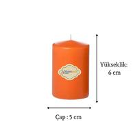 4 Lü Set Mum Turuncu Çap :5 cm