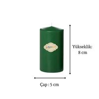 4 Lü Set Mum Yeşil Çap :5 cm