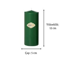 4 Lü Set Mum Yeşil Çap :5 cm
