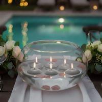 48 Li Gri Renk  Suda Yüzen Mum