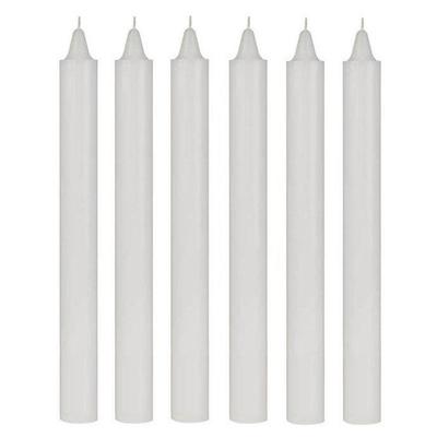 1 Koli 72 Adet Beyaz 6 Lı Şamdan Mum Çap : 1.8