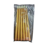 6 Adet Varaklı Led Şamdan Mum 