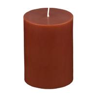 7X10 Kahve Rengi Silindir Mum