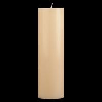 7x25 Krem Silindir Mum