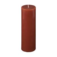 7x25 Kahve Rengi Silindir Mum