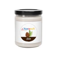 Ahşap Fitil Kavanoz Mum Çam Kokulu 