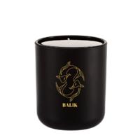 Balık Burç Siyah Bardak Mum 