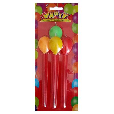 Balon Desenli  Doğum Günü Mumu
