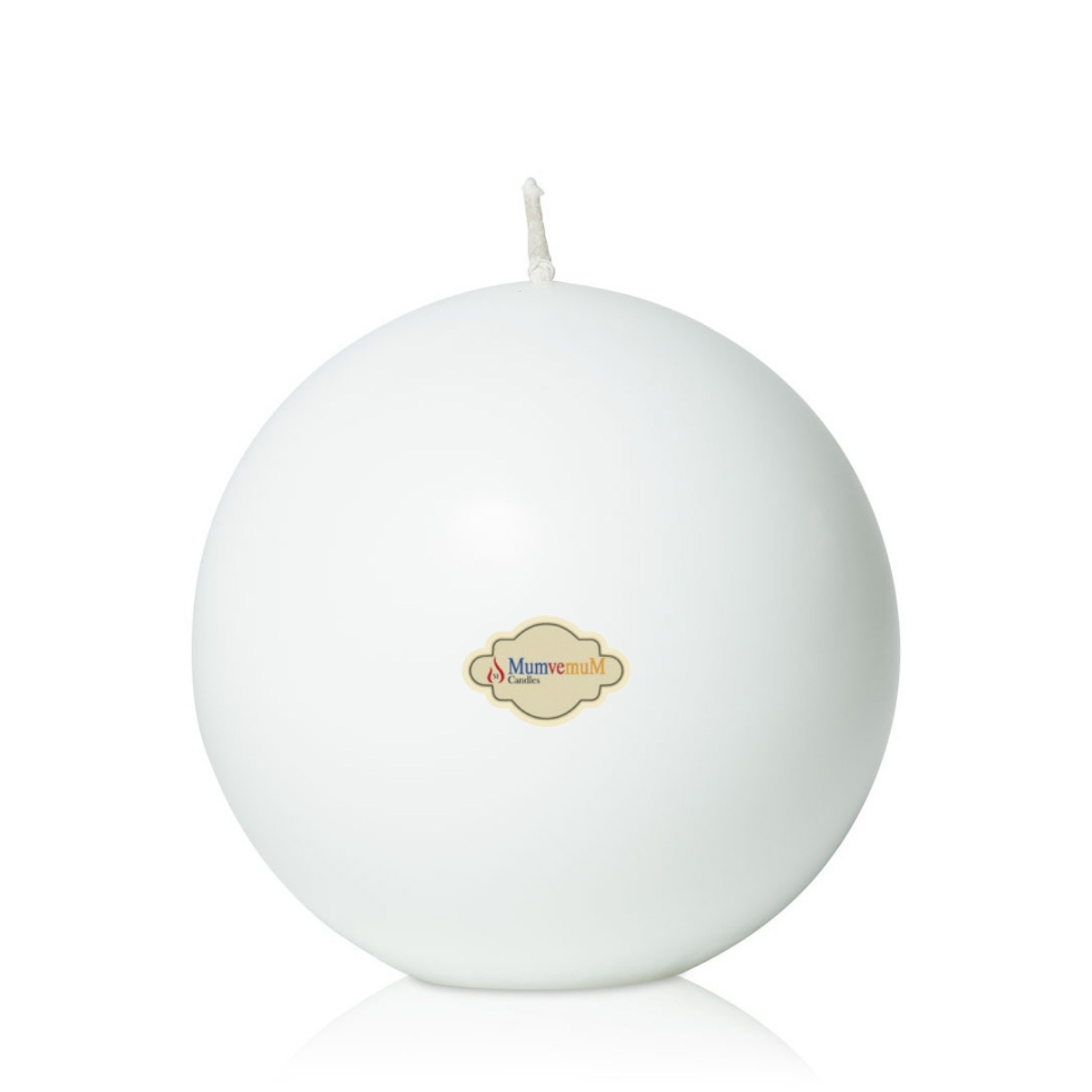 Beyaz Top Mum Çap : 10 cm - Görsel 1