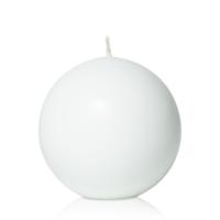 Beyaz Top Mum Çap : 10 cm 
