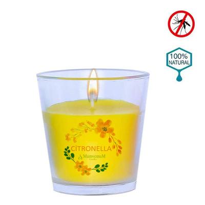 24Adet Citronella  Konik Bardak Sinek Kovan Mum