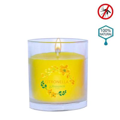 24 Adet Citronella Sinek Kovan Bardak Mum