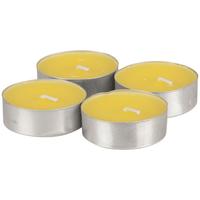 4 Lü Citronella Sinek Kovan Tealight Mum 