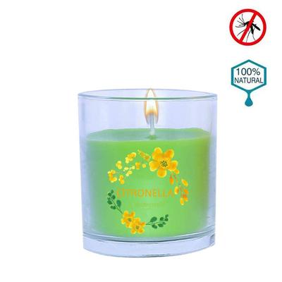 Citronella Yeşil Renk Sinek Kovan Bardak Mum