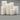 Gyertya White Set Mum 6 Lı