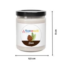 Kavanoz Mum Çam Kokulu 