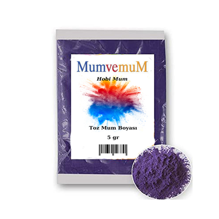 Mor Toz Mum Boyası - Görsel 2