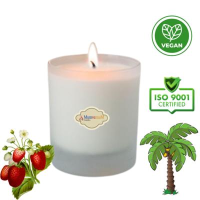 Palm Wax Bardak Mum Çilek Kokulu