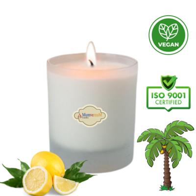 Palm Wax Bardak Mum Limon Kokulu 