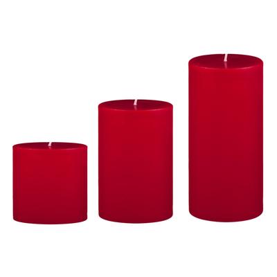Small ÇAP : 10 cm Set Mum Kırmızı 