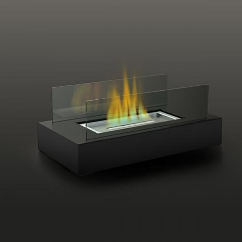 Siyah Silence Model Ethanol Şömine + 1 LT Yakıt - Görsel 4