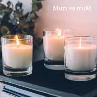 Tarçın Kokulu Cam Bardak İçi Mum 