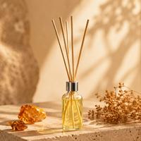 Amber Çiçeği Çubuklu Oda Kokusu - Şeffaf Şişe 50 ml