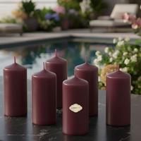 Bar Mum 6 lı Paket Bordo 