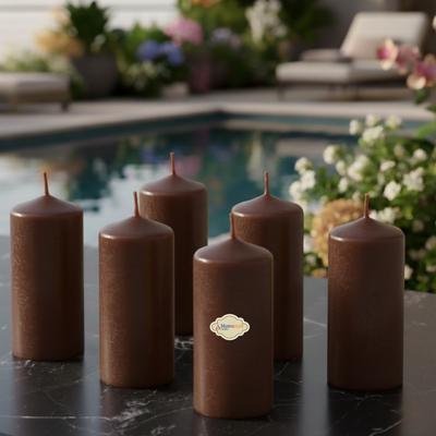 Bar Mum 6 lı Paket Kahve Rengi