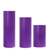 Big Lavanta Kokulu Set Mum Çap 7 cm Mor