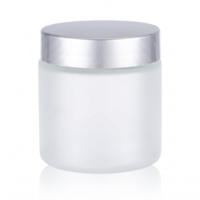 Buzlu Cam Kavanoz  100 ml Kapaklı - Mum Doldurmaya Uygun 