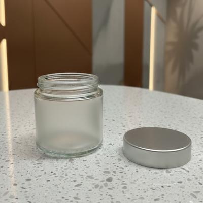 Buzlu Kavanoz Kavanoz Gri Kapak 