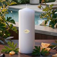 Citronella 3 Lü Silindir Mum Çap:6 cm 
