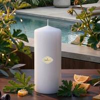 Citronella 3 Lü Silindir Mum Çap:6 cm 