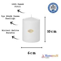 Citronella Silindir Mum 6x10cm