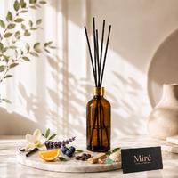 Mire Home Çubuklu Oda Kokusu – 20 Koku Seçenekli Amber Şişe 100 ml