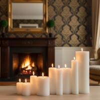 End 9 Lu Silindir Mum Set