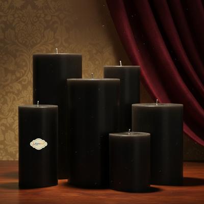 Gyertya Black Set Mum 6 Lı