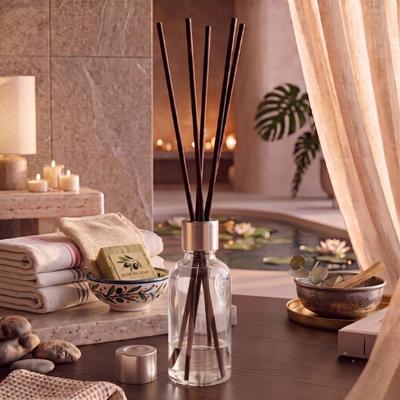 Hamam Kokulu Çubuklu Oda Kokusu - Şeffaf Şişe 50 ml