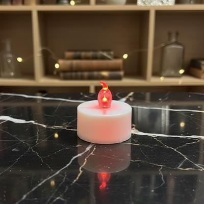 Kırmızı Işık Led Tea Light Mum 