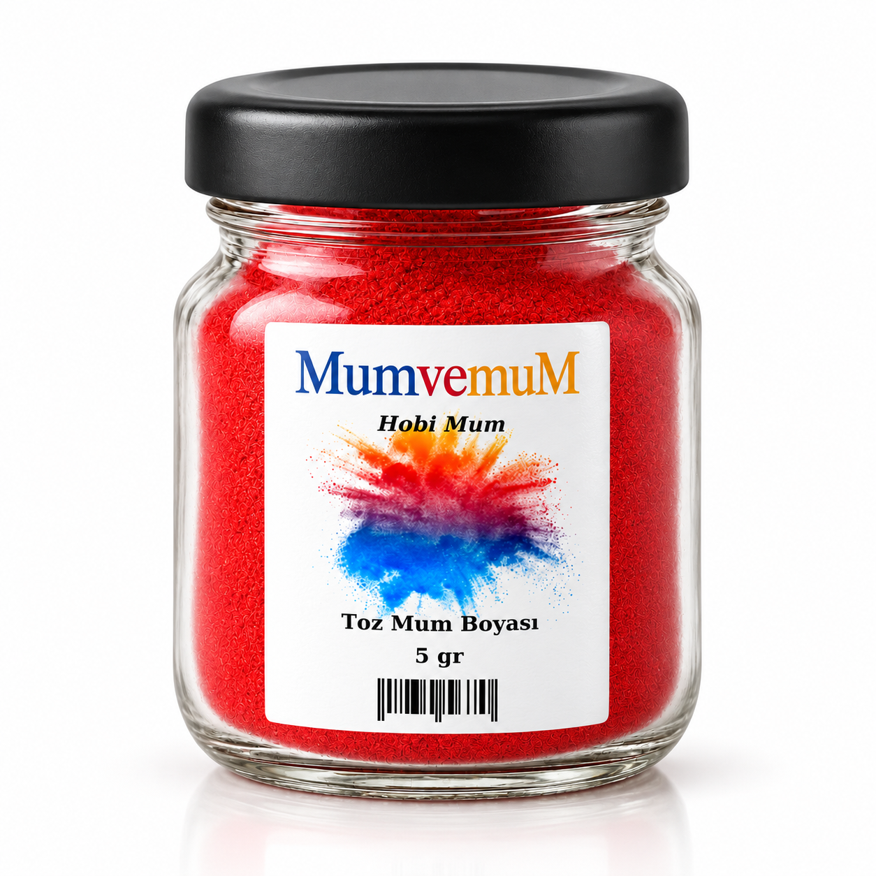 Kırmızı Toz Mum Boyası 5 gr – Parafin, Soya ve Jel Mum İçin