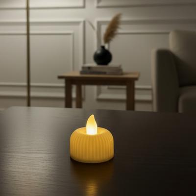 Led Tealight Mum Çiçek Model 