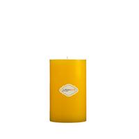 Limon Kokulu 7X10 Sarı Silindir Mum