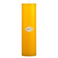 Limon Kokulu 7X25 Sarı Silindir Mum