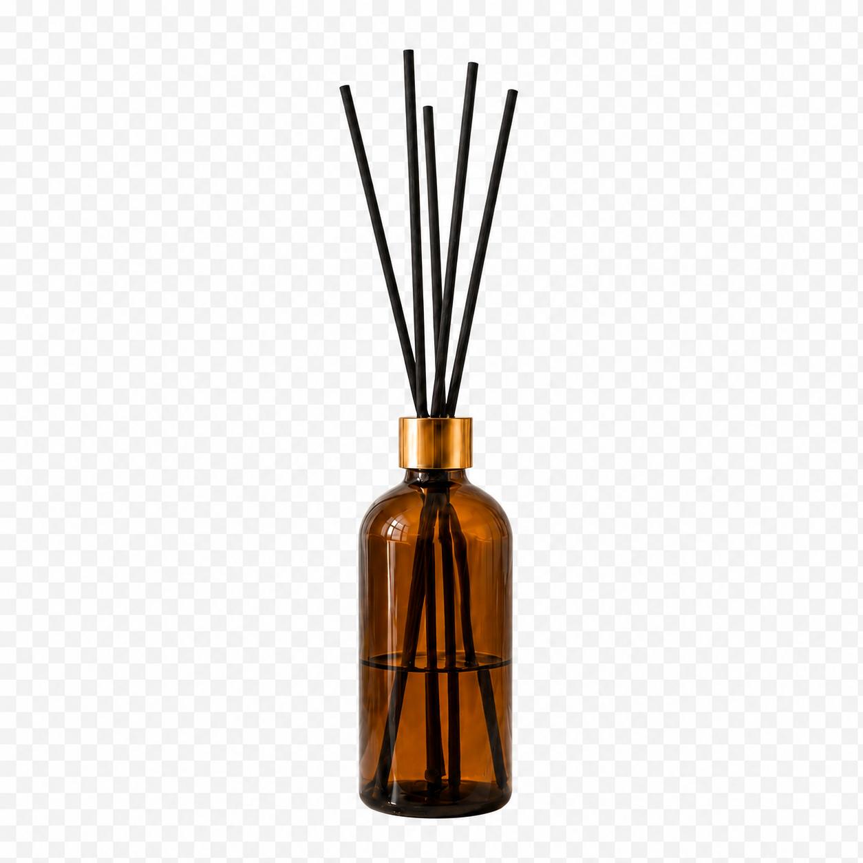 Limon Kokulu Çubuklu Oda Kokusu - Amber Şişe 100 ml