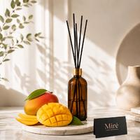 Mango Kokulu Çubuklu Oda Kokusu - Amber Şişe 100 ml