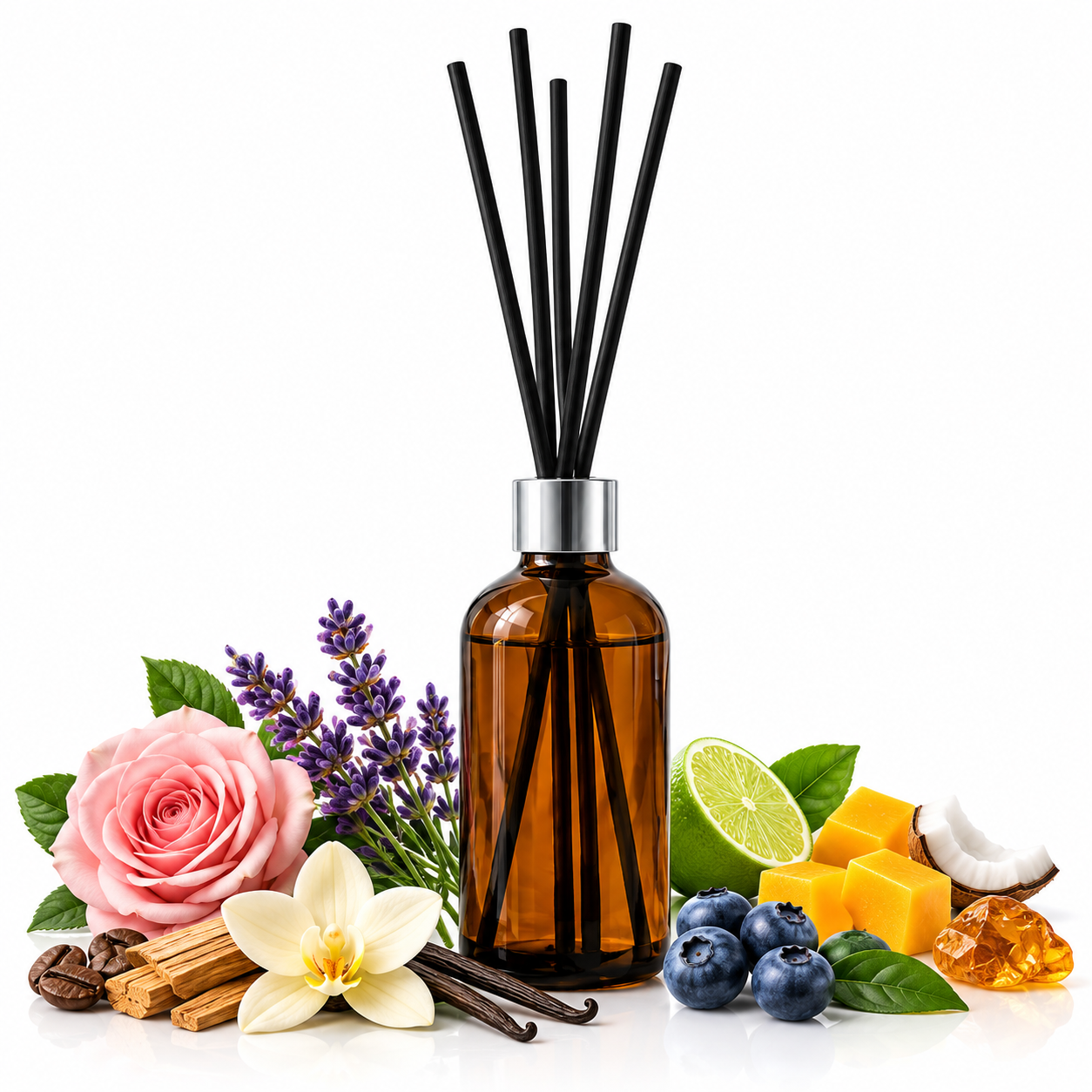 Mire Home Çubuklu Oda Kokusu - Amber Şişe 50 ml
