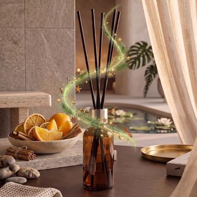 Noel Kokusu Çubuklu Oda Kokusu - Amber Şişe 50 ml